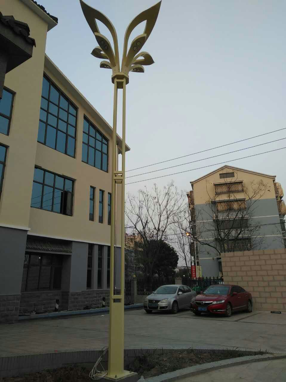 定制玉蘭燈 中華燈 景觀燈高桿燈 廣場戶外市政道路燈 八叉九火玉蘭燈