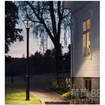 【路燈戶外庭院燈桿3米花園燈草坪高桿燈景觀防水燈罩led燈頭】-