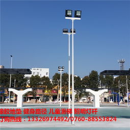 東莞 戶外籃球場燈桿生產 鍍鋅管球場燈柱批發 ,中山市柏克體育用品