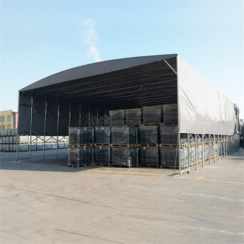 【寧波移動推拉棚定制手動式活動篷遮陽蓬燒烤推拉篷生廠家】- 