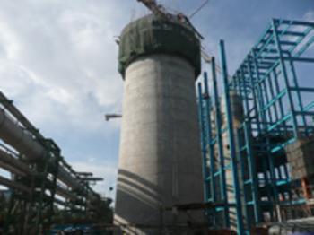 砼煙囪滑模產(chǎn)品大圖 江蘇三里港高空建筑防腐公司