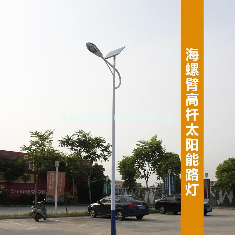 新農村鋰電池太陽能5 6米led防水路燈桿戶外城市道路燈廣場高桿燈 4米