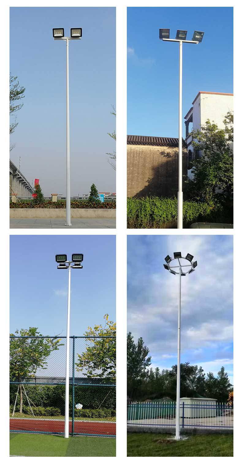 柳州柳江籃球場燈桿圖片led球場高桿燈支持定制-中國供應(yīng)商